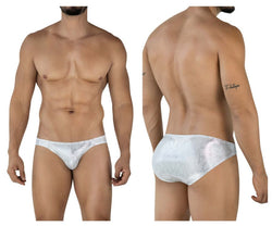 Clever Moda Men's Underwear 2062 Diamond Briefs Color Silver thumbnail 1