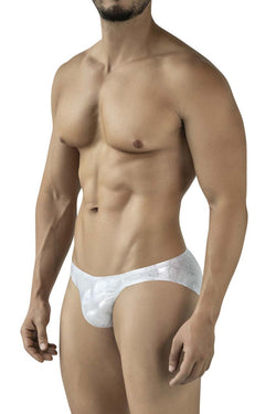 Clever Moda Men's Underwear 2062 Diamond Briefs Color Silver thumbnail 4