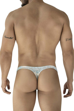 Clever Moda Men's Underwear 2063 Diamond Thongs Color Blue thumbnail 3