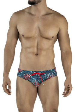 Clever Moda Men's swimwear 2066 Malpelo Swim Briefs Color Dark Blue thumbnail 2
