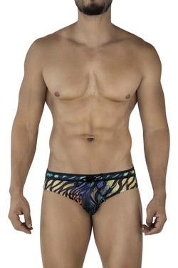 Clever Moda Men's swimwear 2068 Tumaco Swim Briefs Color Black thumbnail 2