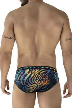 Clever Moda Men's swimwear 2068 Tumaco Swim Briefs Color Black thumbnail 3