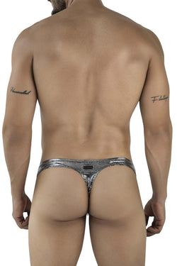 Clever Moda Men's Underwear 2072 Sparkles Thongs Color Black thumbnail 3