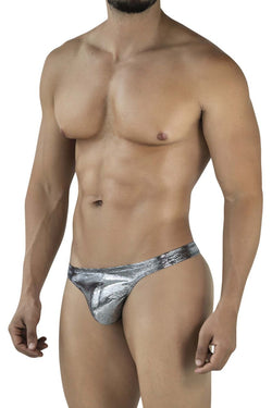 Clever Moda Men's Underwear 2072 Sparkles Thongs Color Black thumbnail 4