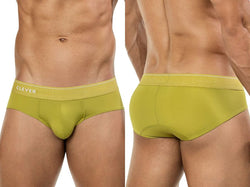 Clever Moda Men's Underwear 26012 Atenea Briefs Color Green thumbnail 1