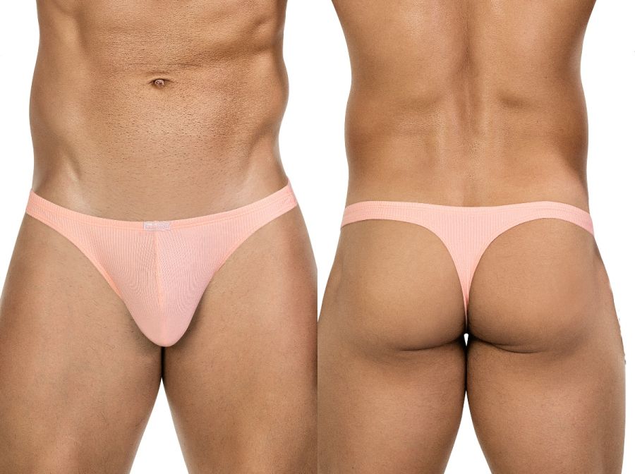 Clever Moda Men's Underwear 26020 Apolo Thongs Color Orange
