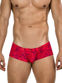 Clever Moda Men's Underwear 26026 Helion Trunks Color Red thumbnail 2
