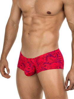 Clever Moda Men's Underwear 26026 Helion Trunks Color Red thumbnail 4
