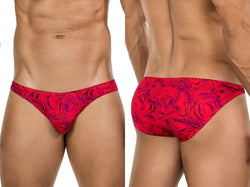 Clever Moda Men's Underwear 26028 Helion Bikini Color Red thumbnail 1