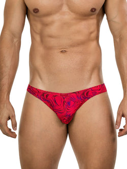 Clever Moda Men's Underwear 26028 Helion Bikini Color Red thumbnail 2