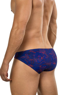 Clever Moda Men's Underwear 26029 Helion Bikini Color Blue thumbnail 3