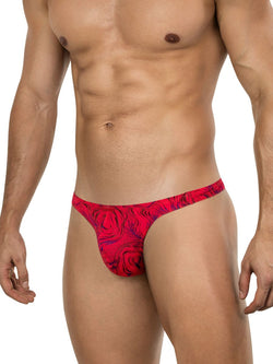 Clever Moda Men's Underwear 26030 Helion Thongs Color Red thumbnail 4