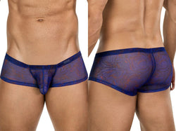 Clever Moda Men's Underwear 26033 Calipso Trunks Color Blue thumbnail 1