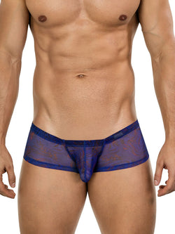 Clever Moda Men's Underwear 26033 Calipso Trunks Color Blue thumbnail 2