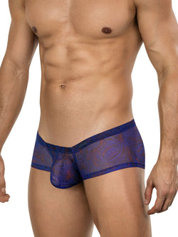 Clever Moda Men's Underwear 26033 Calipso Trunks Color Blue thumbnail 4
