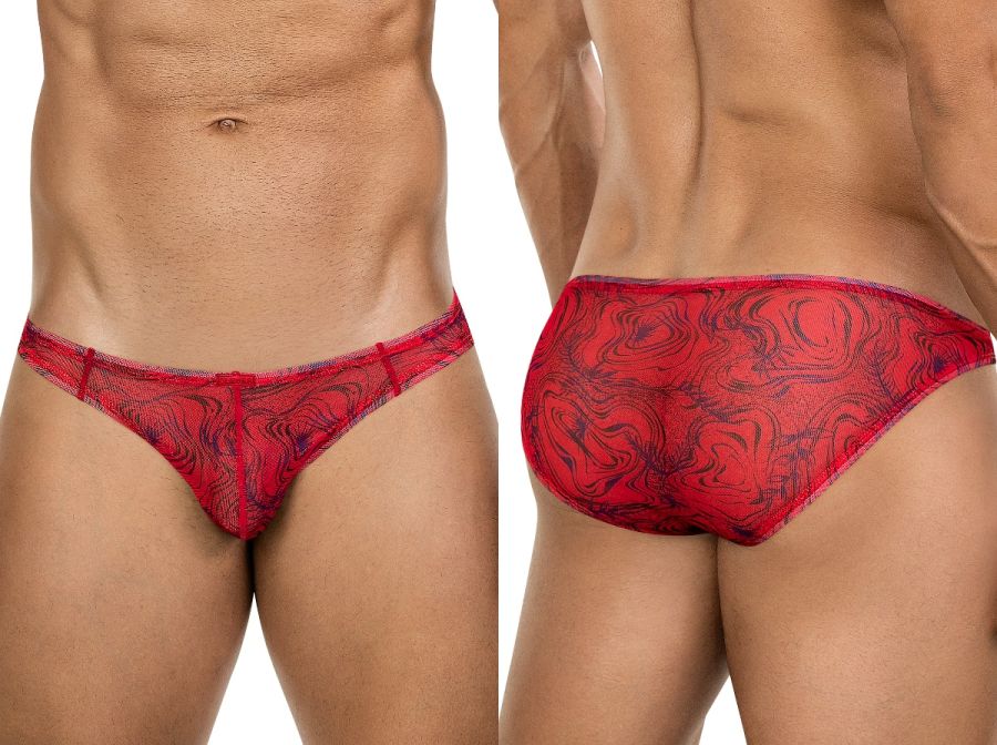 Clever Moda Men's Underwear 26034 Calipso Bikini Color Red