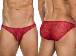 Clever Moda Men's Underwear 26034 Calipso Bikini Color Red thumbnail 1