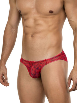 Clever Moda Men's Underwear 26034 Calipso Bikini Color Red thumbnail 4