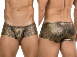 Clever Moda Men's Underwear 26042 Atlas Trunks Color Gold thumbnail 1