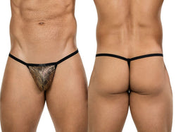 Clever Moda Men's Underwear 26046 Atlas G-String Color Gold thumbnail 1