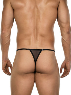 Clever Moda Men's Underwear 26058 Eos Thongs Color Black thumbnail 3