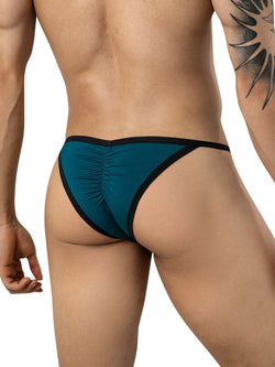 Clever Moda 26158 Men's Underwear Boreas Briefs Color Petrol Blue thumbnail 3