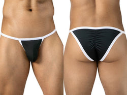 Clever Moda 26159 Men's Underwear Boreas Briefs Color Black thumbnail 1