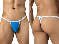 Clever Moda 26160 Men's Underwear Boreas Thongs Minimalist Style Color Turquoise thumbnail 1