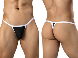 Clever Moda 26162 Men's Underwear Boreas Thongs Color Black thumbnail 1