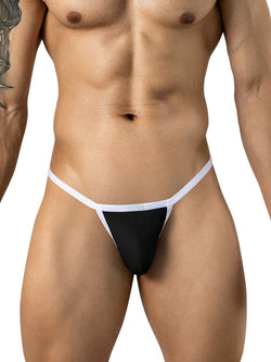 Clever Moda 26162 Men's Underwear Boreas Thongs Color Black thumbnail 2