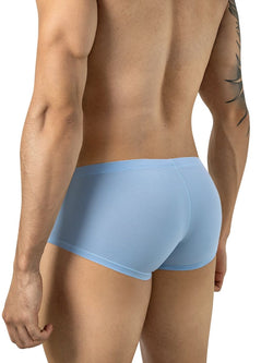 Clever Moda 26175 Men's Underwear Cronos Trunks Color Light Blue thumbnail 3