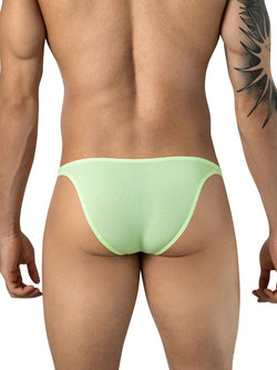Clever Moda 26179 Men's Underwear Cronos Briefs Color Neon Green thumbnail 3
