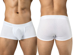 Clever Moda 26181 Men's Underwear Ulises Trunks Color White thumbnail 1