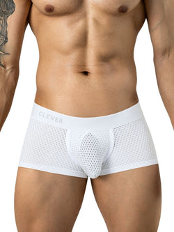 Clever Moda 26181 Men's Underwear Ulises Trunks Color White thumbnail 2