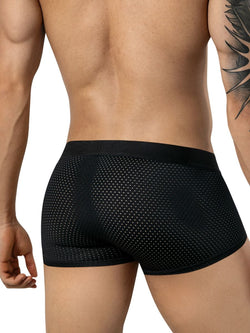 Clever Moda 26184 Men's Underwear Ulises Trunks Modern Comfort Color Black thumbnail 3