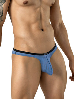 Clever Moda 26187 Men's Underwear Ulises Ergonomic Briefs Color Steel Blue thumbnail 4