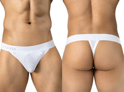 Clever Moda 26189 Men's Underwear Ulises Thongs Color White thumbnail 1