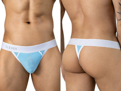 Clever Moda 26190 Men's Underwear Ulises Ergonomic Thongs Color Light Blue thumbnail 1