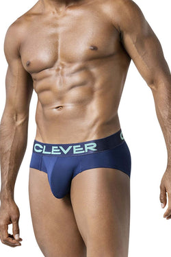 Clever Moda Men's Underwear 519968 3PK Australian Latin Briefs Color Beige-Blue-Green thumbnail 4