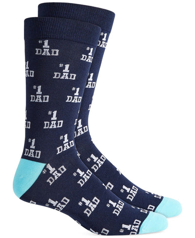 Club Room #1 Dad Crew Socks