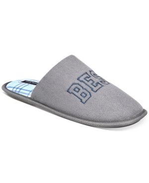Club Room Best Dad Faux Suede Slip on Slide Slippers multi