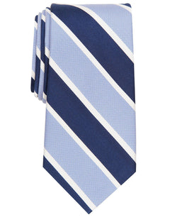 Club Room Brewer Classic Stripe Tie Blue thumbnail 1