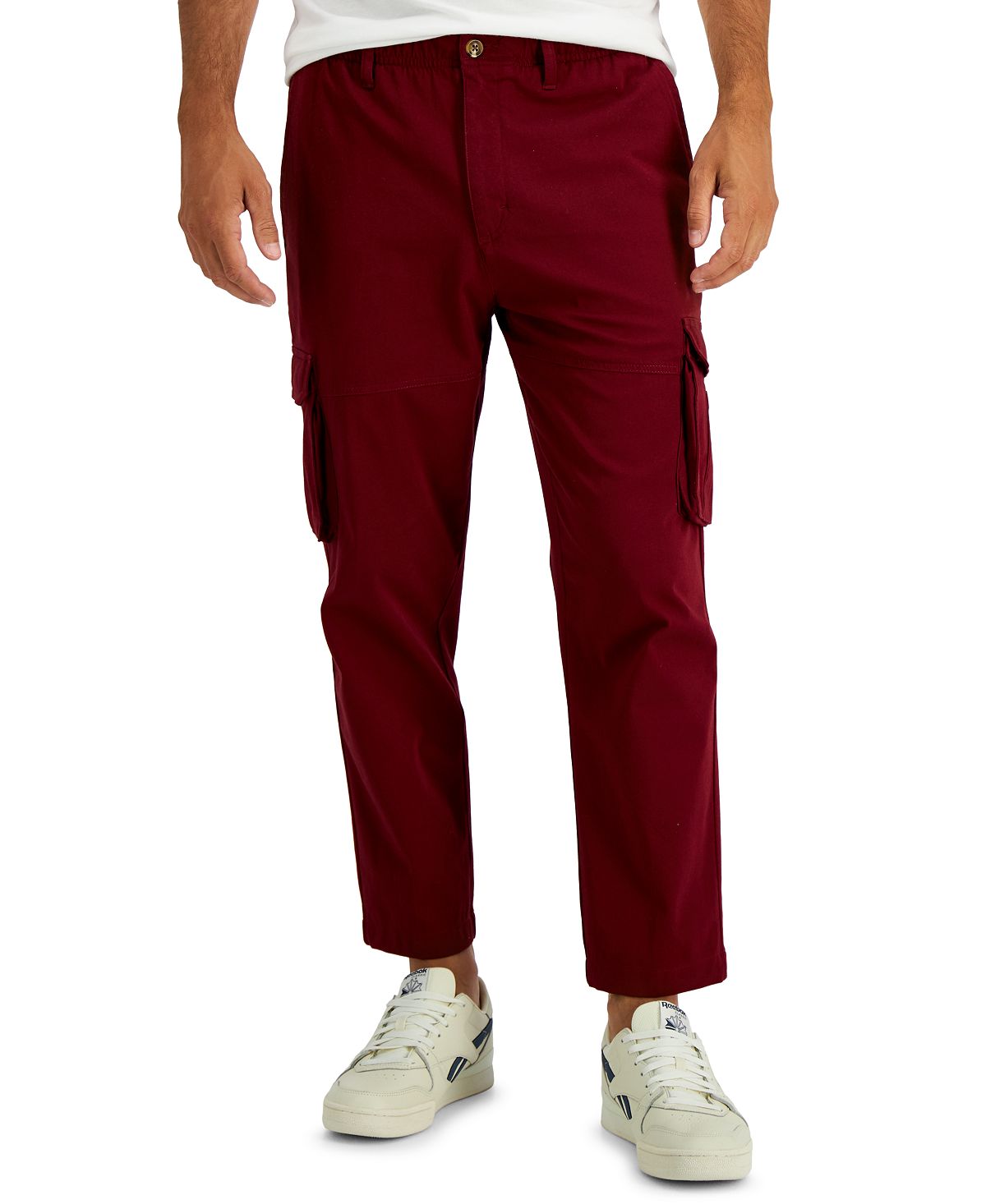 Club Room Cargo Pants Garnet Stone