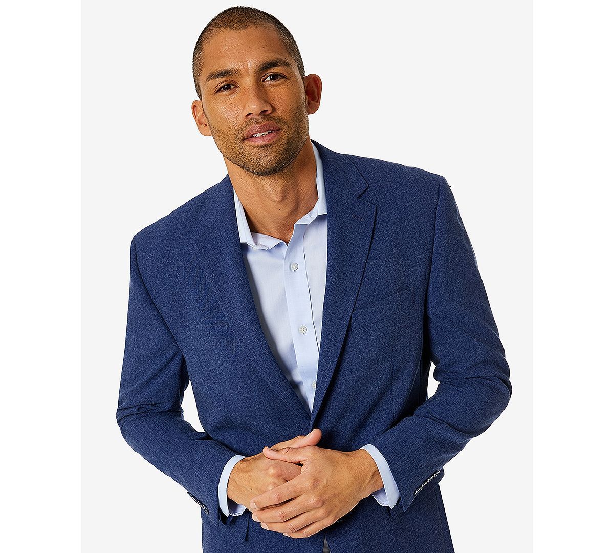 Club Room Classic-fit Solid Sport Coat Blue