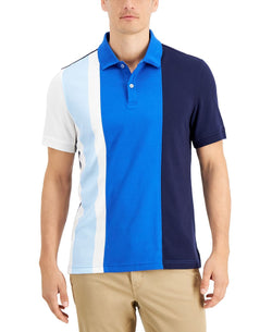 Club Room Colorblocked Polo Mix Blue Combo thumbnail 1