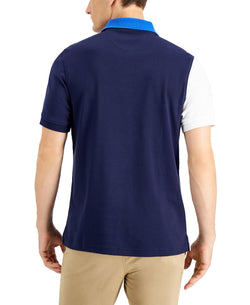 Club Room Colorblocked Polo Mix Blue Combo thumbnail 3
