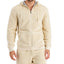 Club Room Fleece Reversible Pajama Hoodie Beige