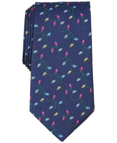 Club Room Holiday Lights Tie