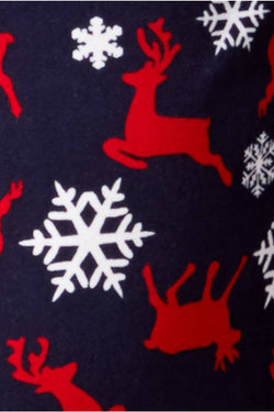 Club Room Navy Snow Deer Printed Pajama Pant thumbnail 2