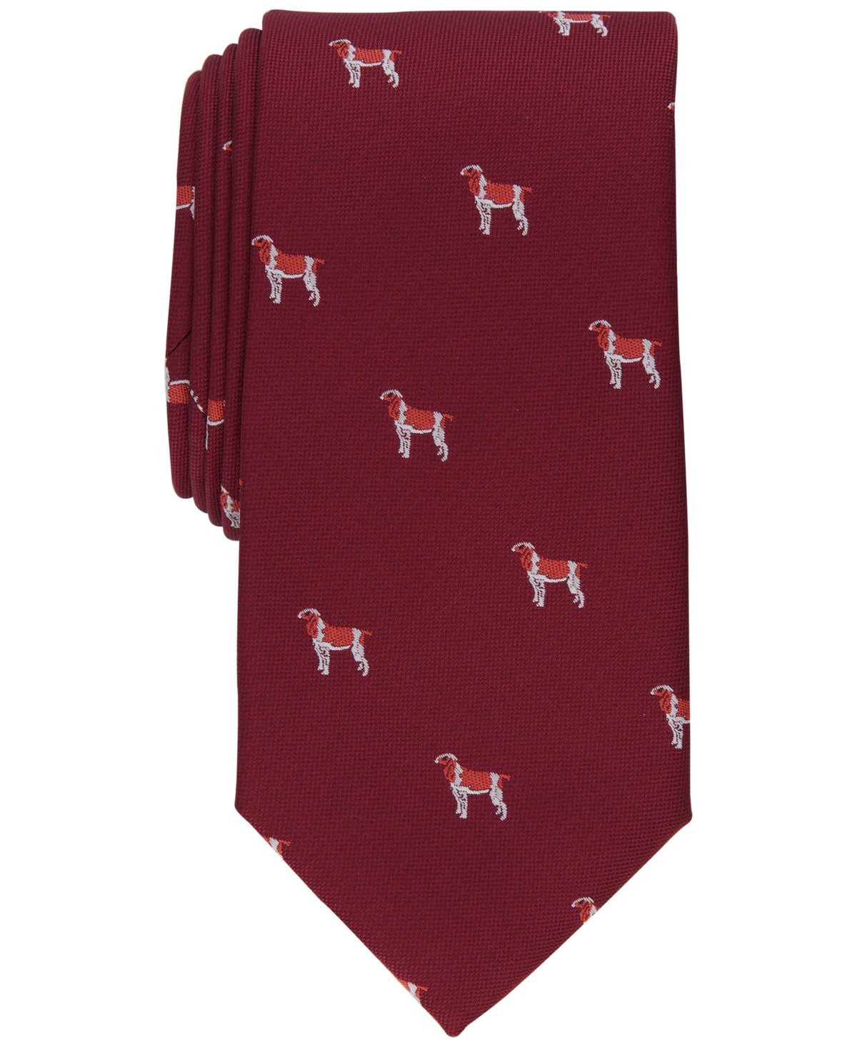 Club Room Terrier Tie Created for Macy - Burgundy